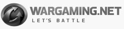 Черно белый логотип WarGaming.net