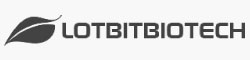 Черно белый логотип Lotbitbiotech